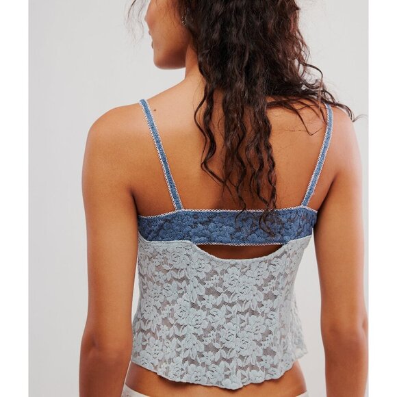 Free People Blue Camisole Top - Picture 2 of 6
